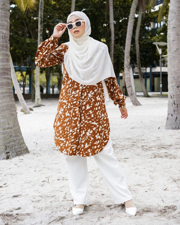 Blouse Nazuha - Bronze Notch