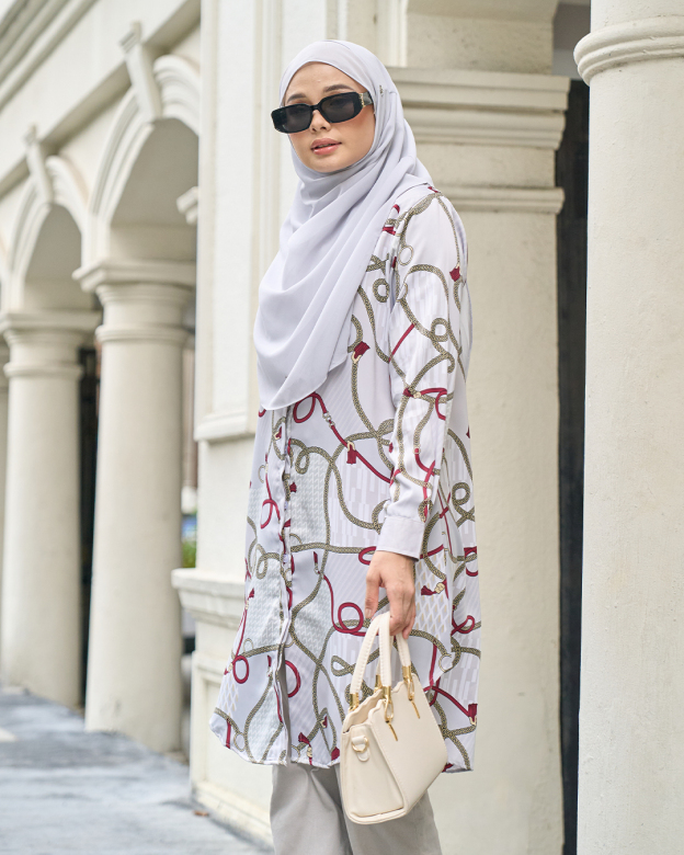 Blouse Nazuha – Chain Grey