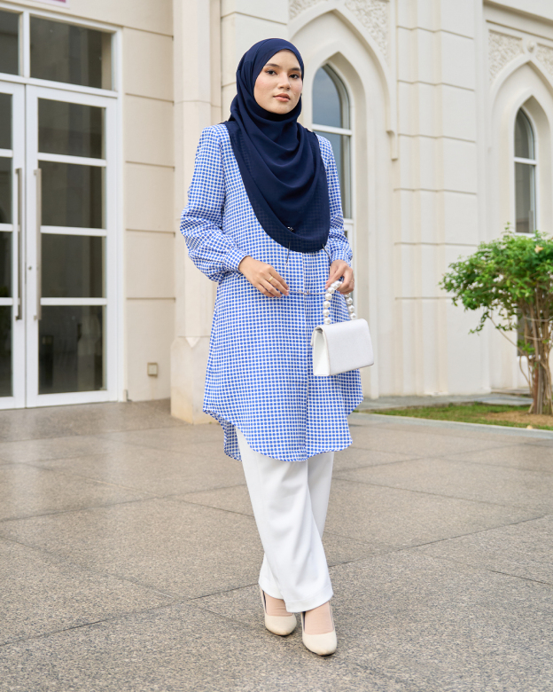 Blouse Nazuha – Dotty Blue