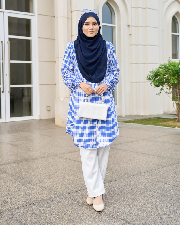 Blouse Nazuha – Dotty Blue