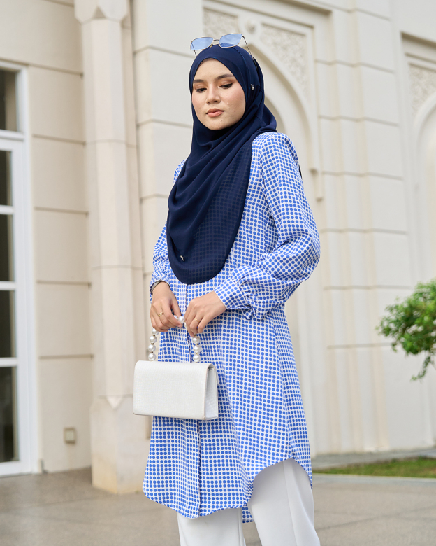 Blouse Nazuha – Dotty Blue