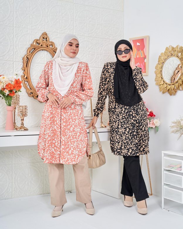 Blouse Nazuha - Blackie Coral