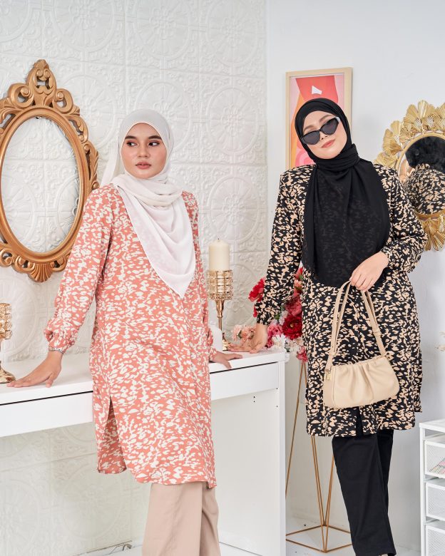 Blouse Nazuha - Blackie Coral