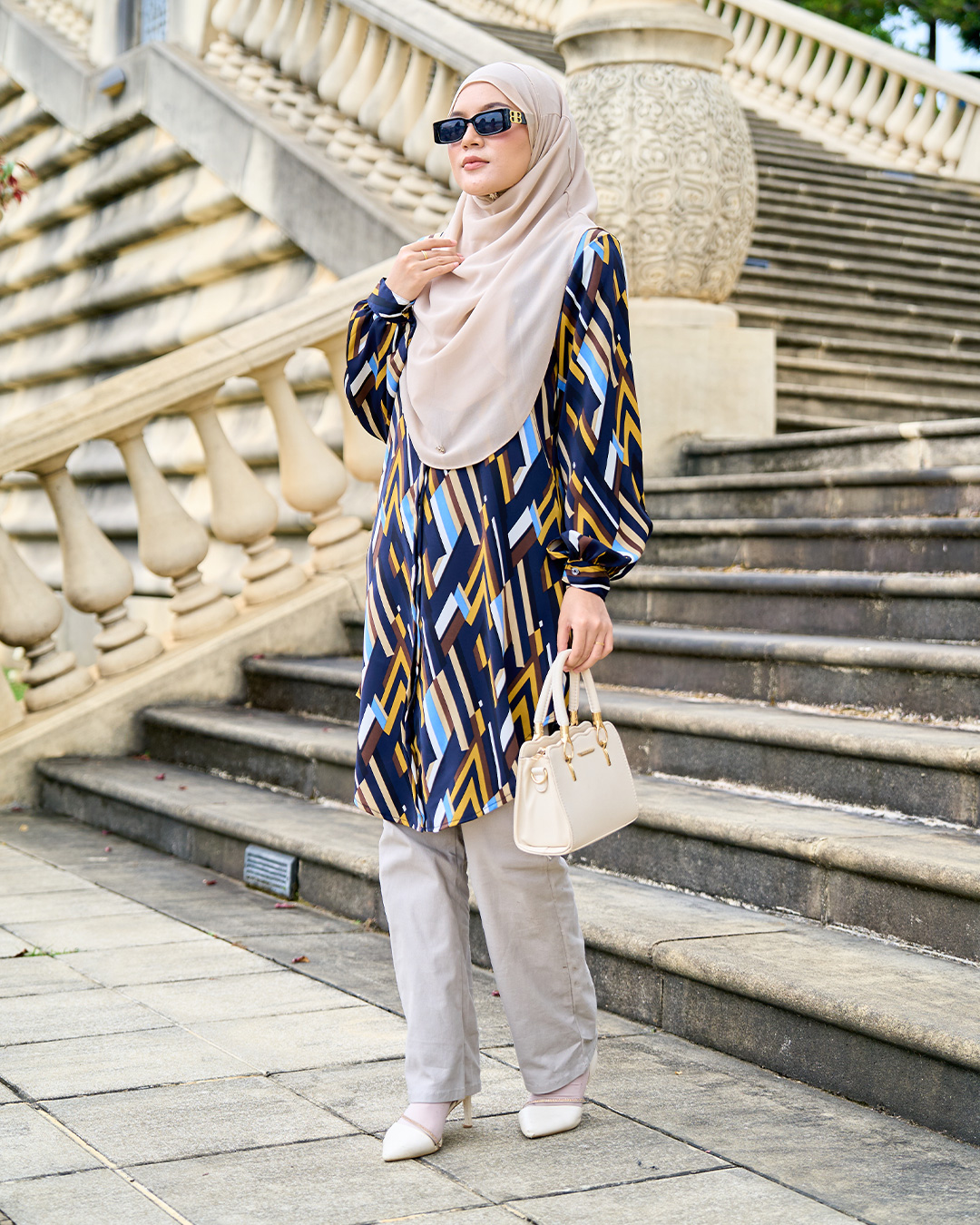 Blouse Nazuha - Ezra Blue
