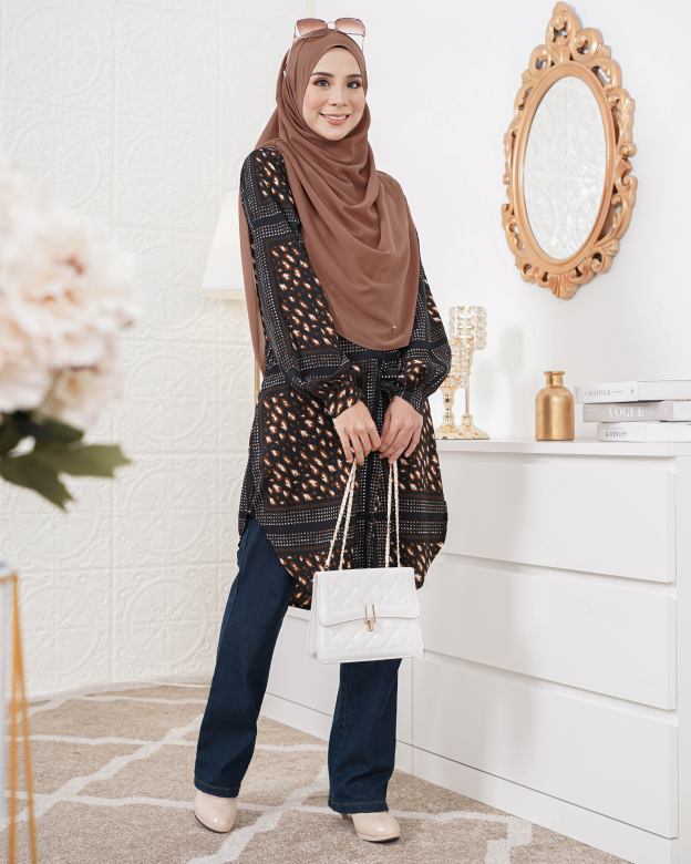 Blouse Nazuha - Grease Leopard