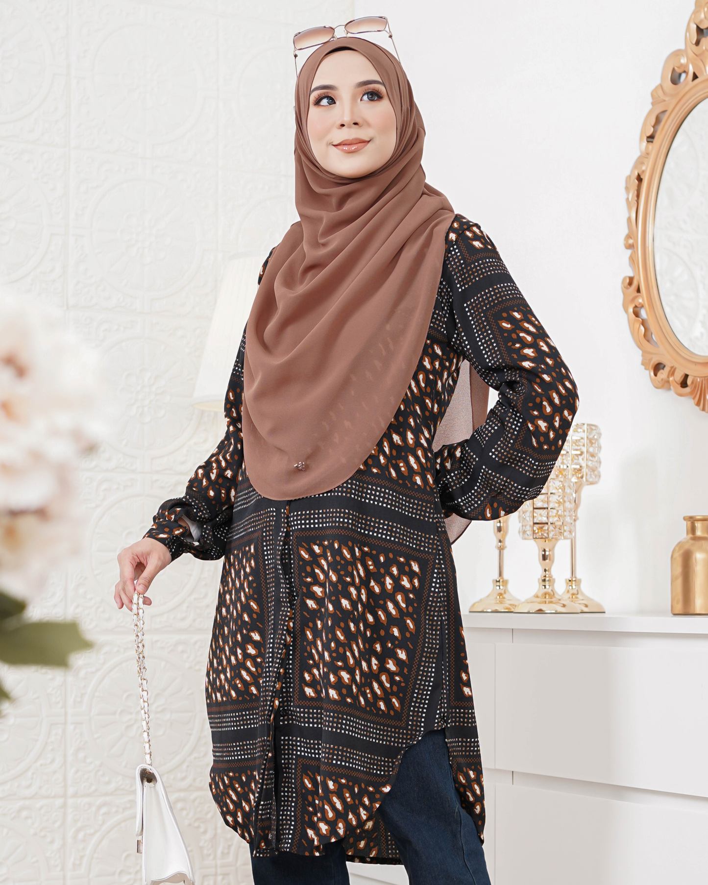 Blouse Nazuha - Grease Leopard