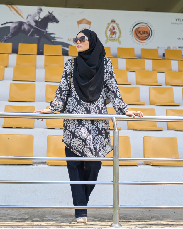 Blouse Nazuha – Jade Black