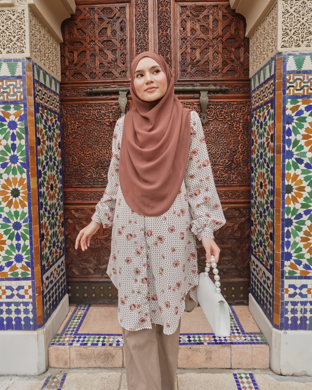 Blouse Nazuha - Khaki Susan