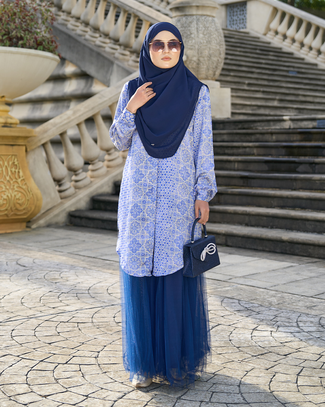 Blouse Nazuha - Liao Blue