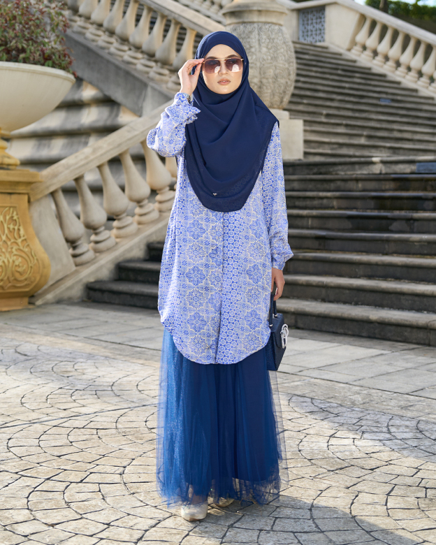 Blouse Nazuha - Liao Blue