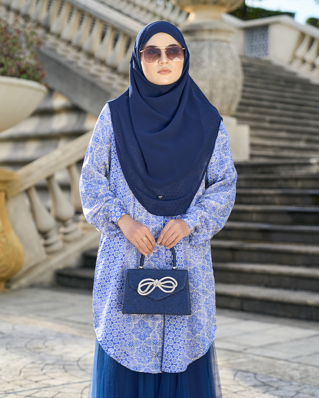 Blouse Nazuha - Liao Blue
