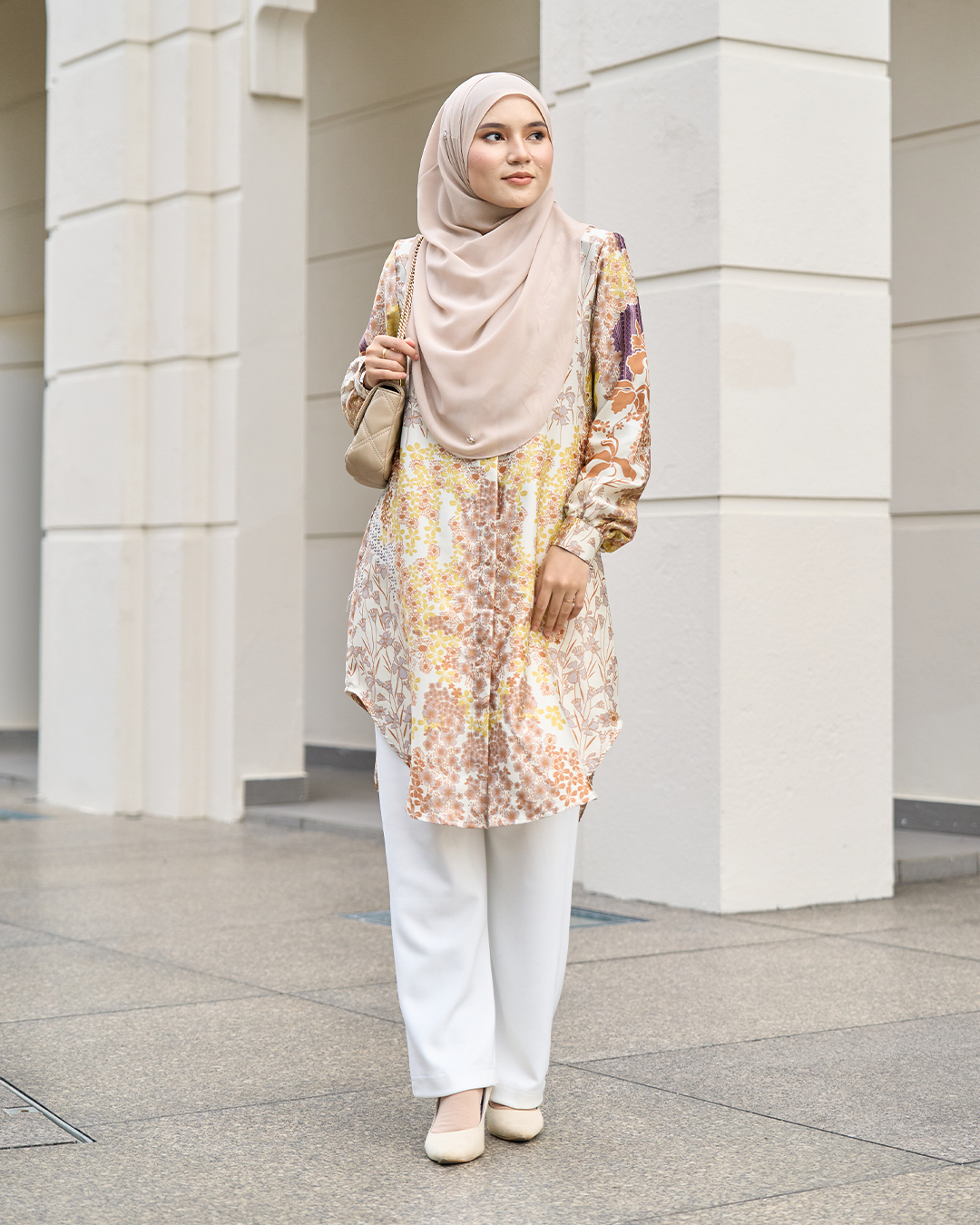 Blouse Nazuha – Mimosa Khaki