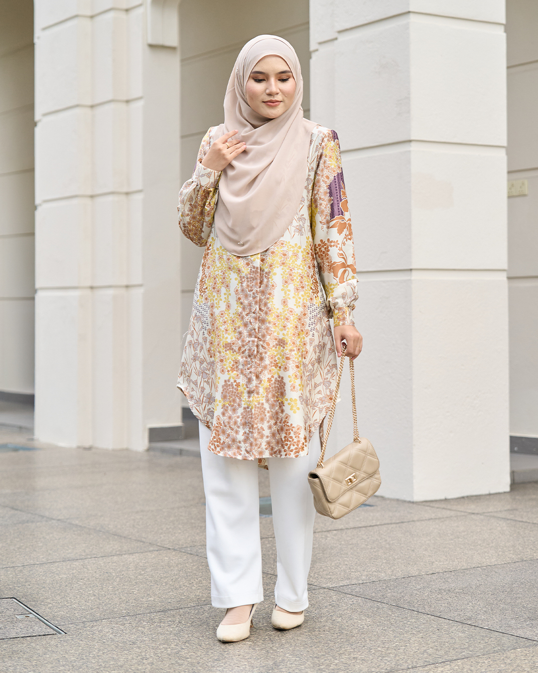 Blouse Nazuha – Mimosa Khaki