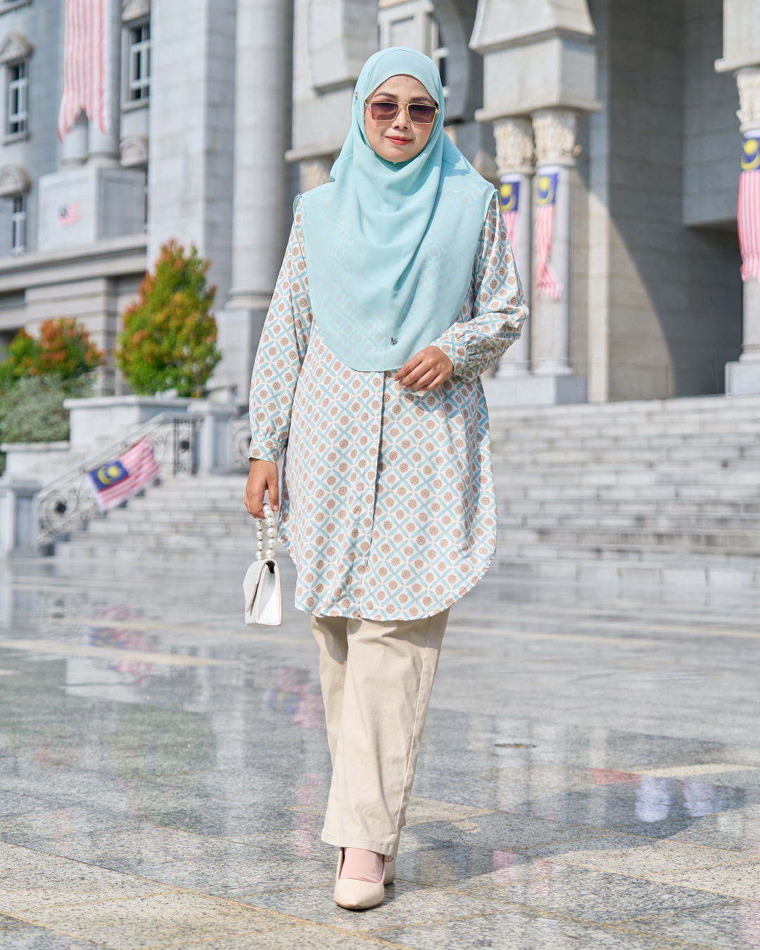 Blouse Nazuha - Monet Mint