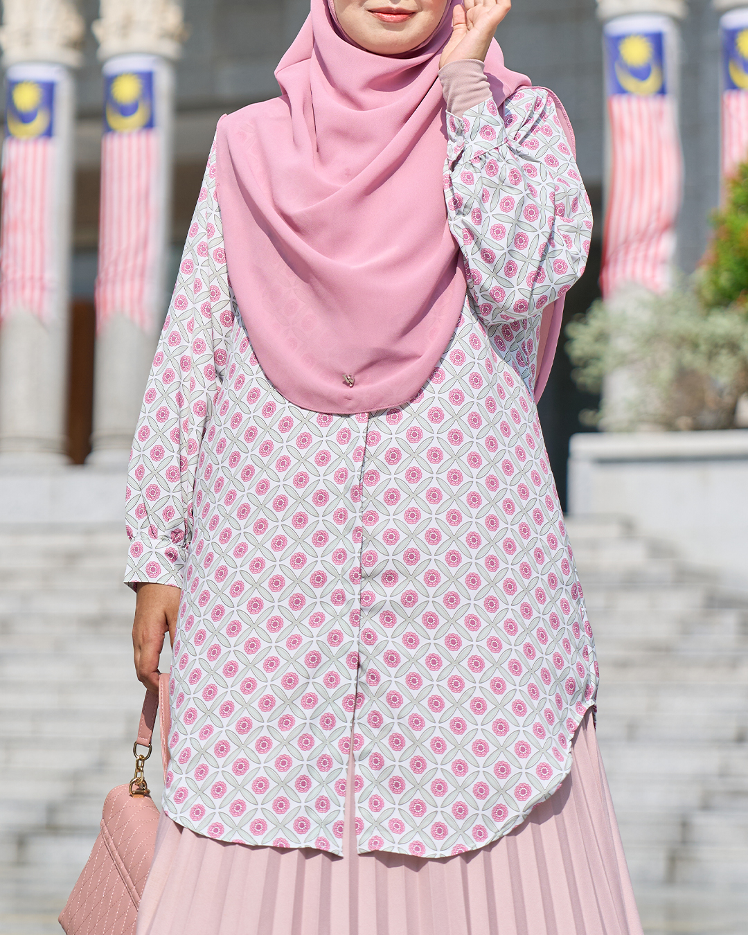 Blouse Nazuha - Monet Pink