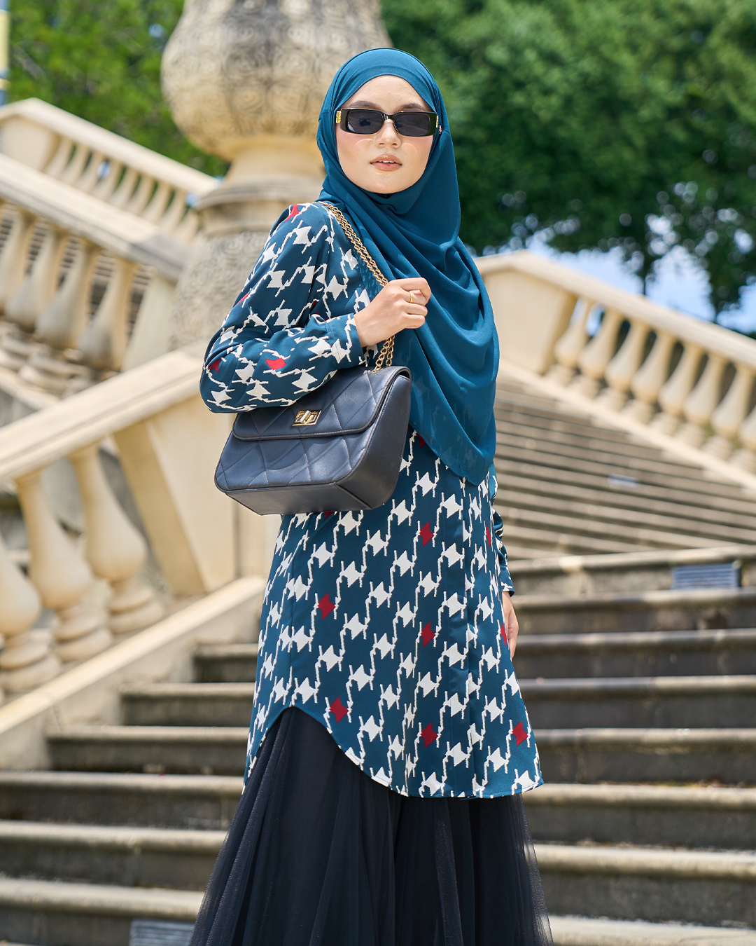 Blouse Nazuha - Octavia Teal