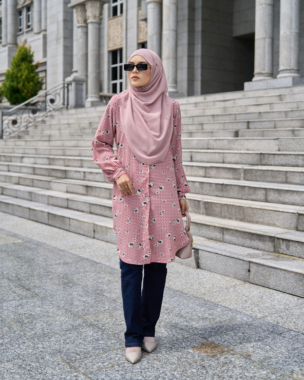Blouse Nazuha - Pink Susan