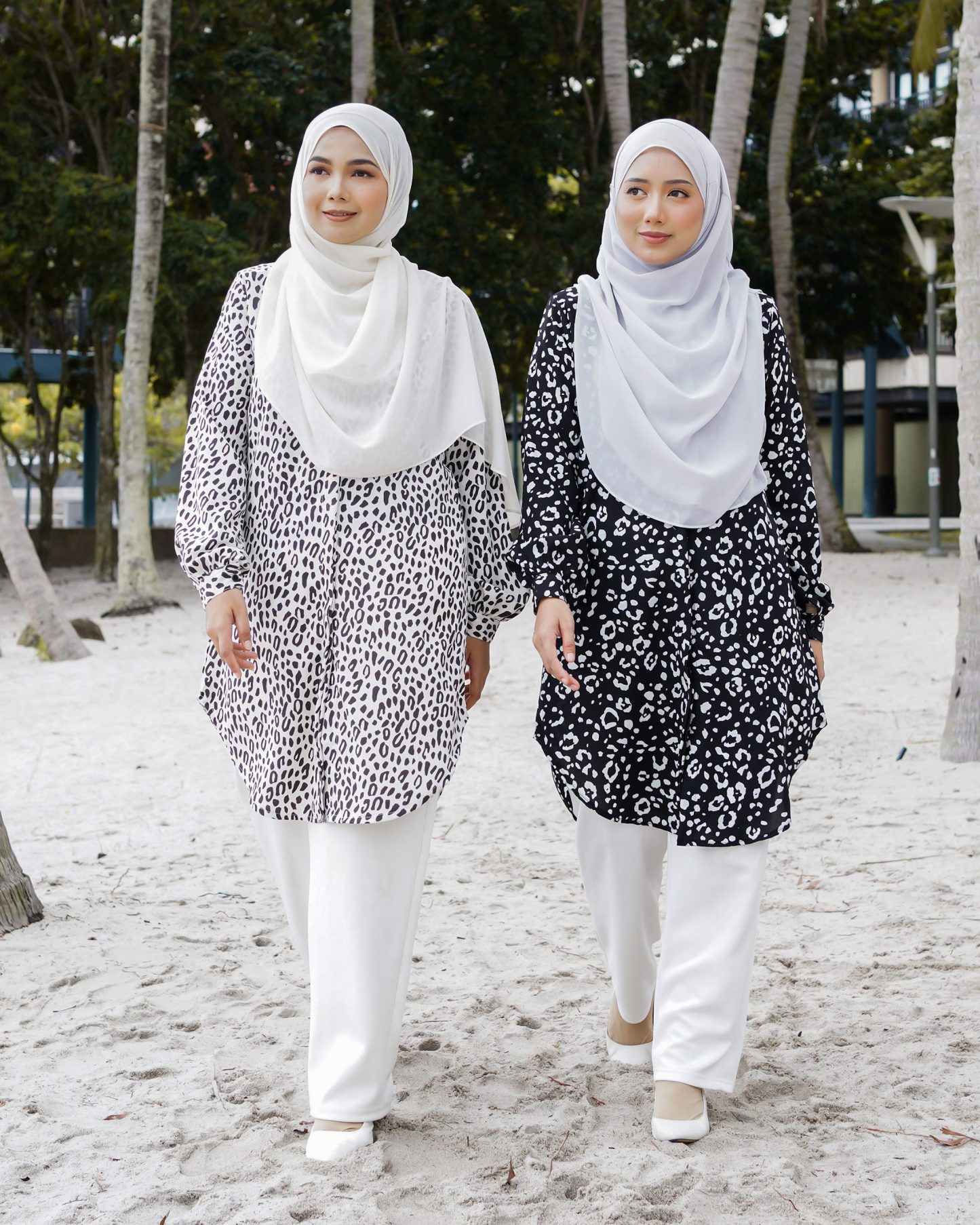 Blouse Nazuha - Blackie White