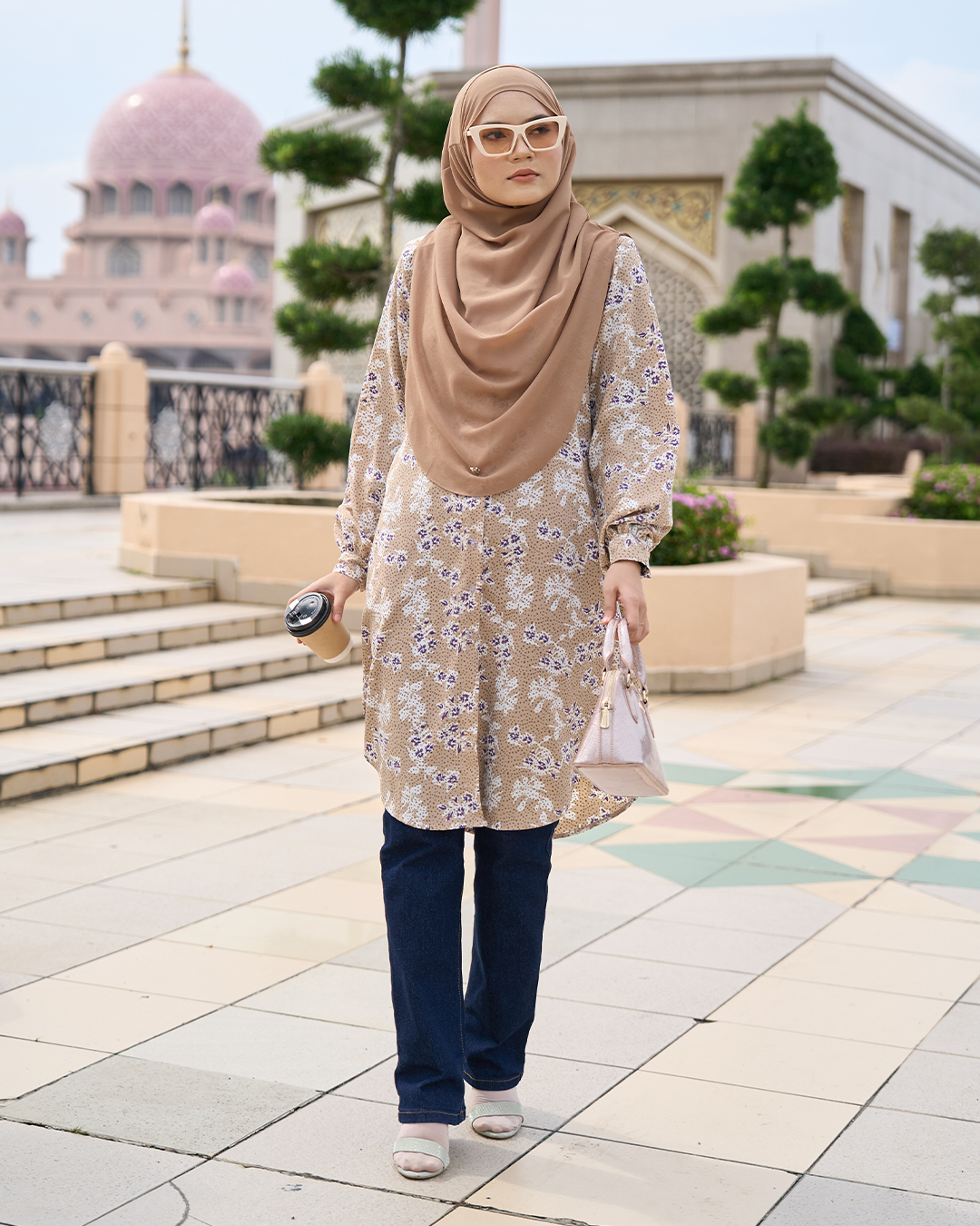 Blouse Nazuha - Sand Clematis