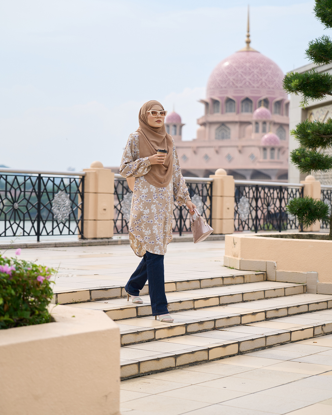 Blouse Nazuha - Sand Clematis