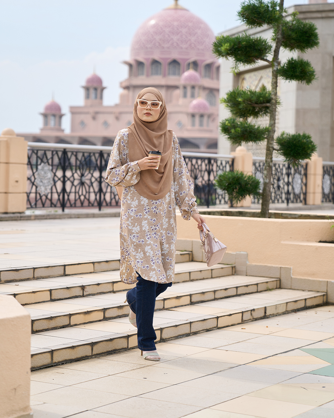 Blouse Nazuha - Sand Clematis