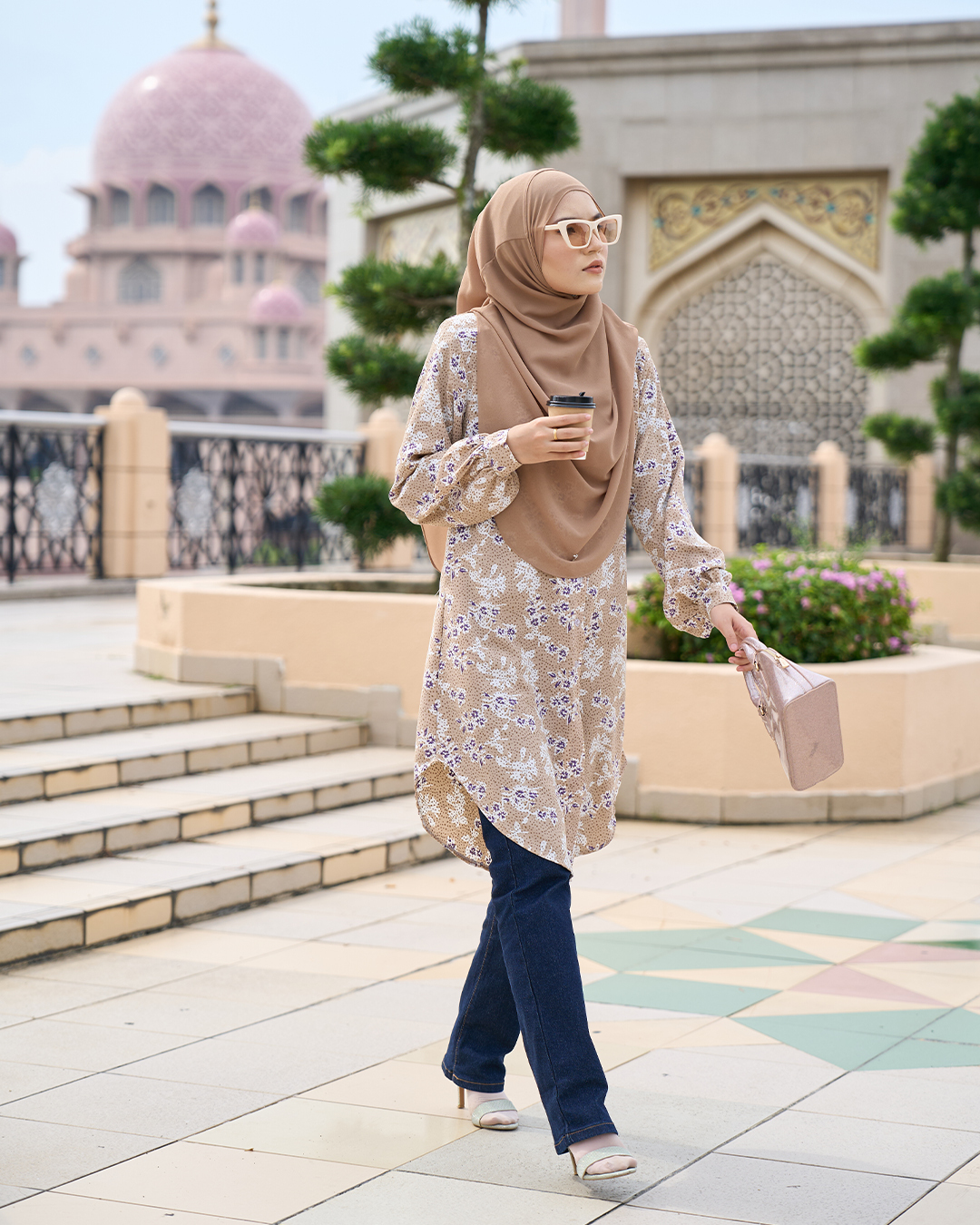 Blouse Nazuha - Sand Clematis