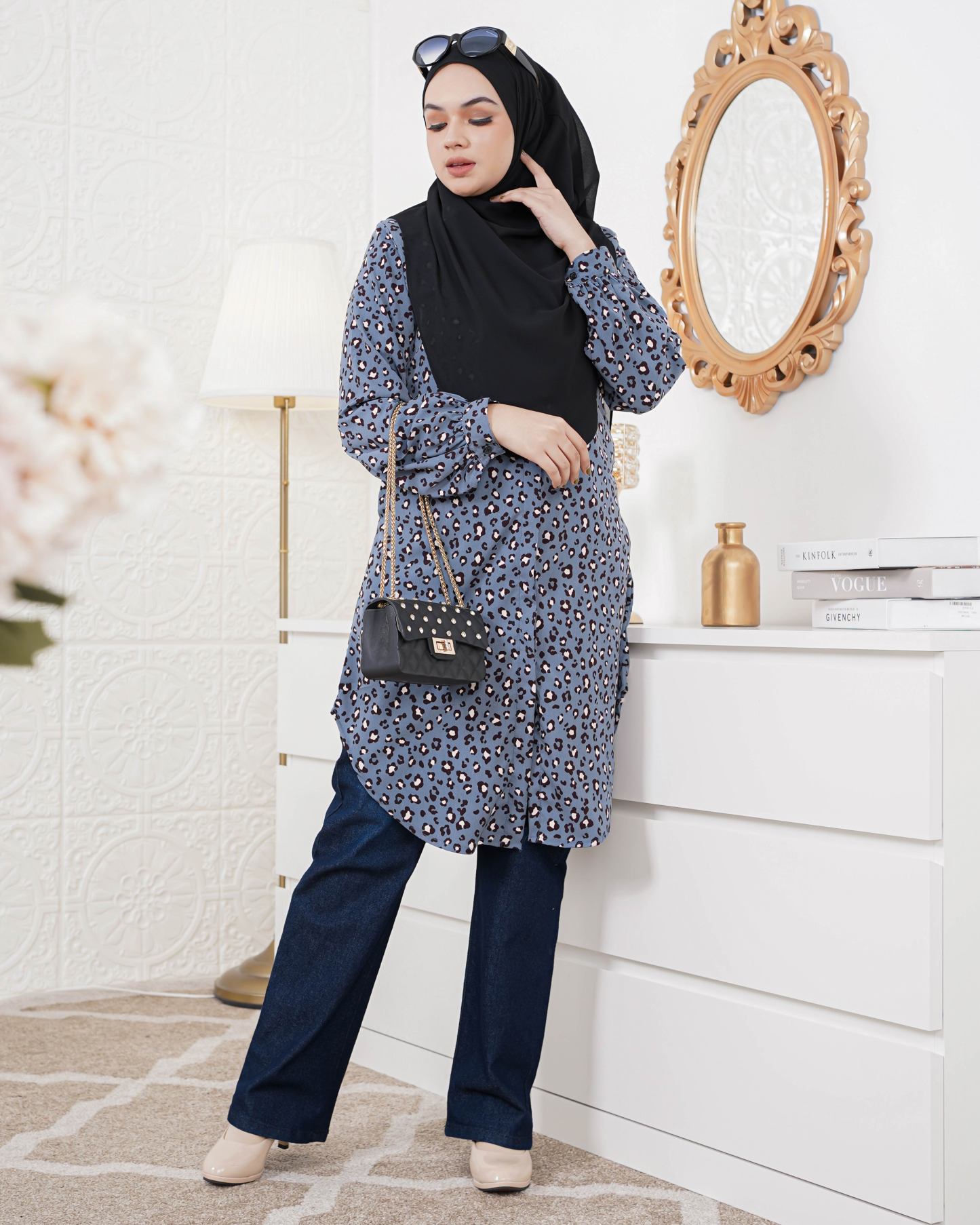 Blouse Nazuha - Stoned Leopard