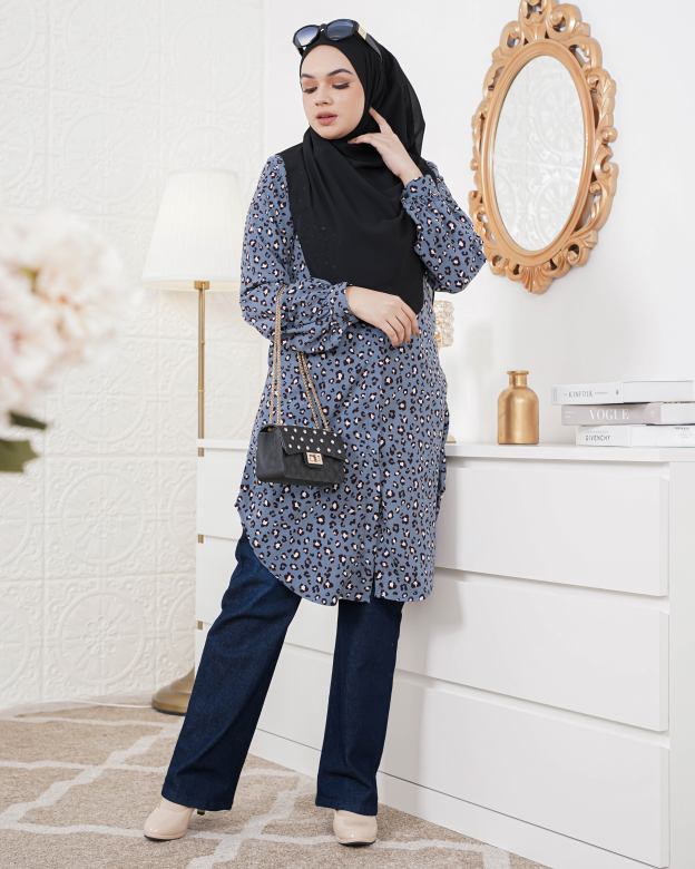 Blouse Nazuha - Stoned Leopard