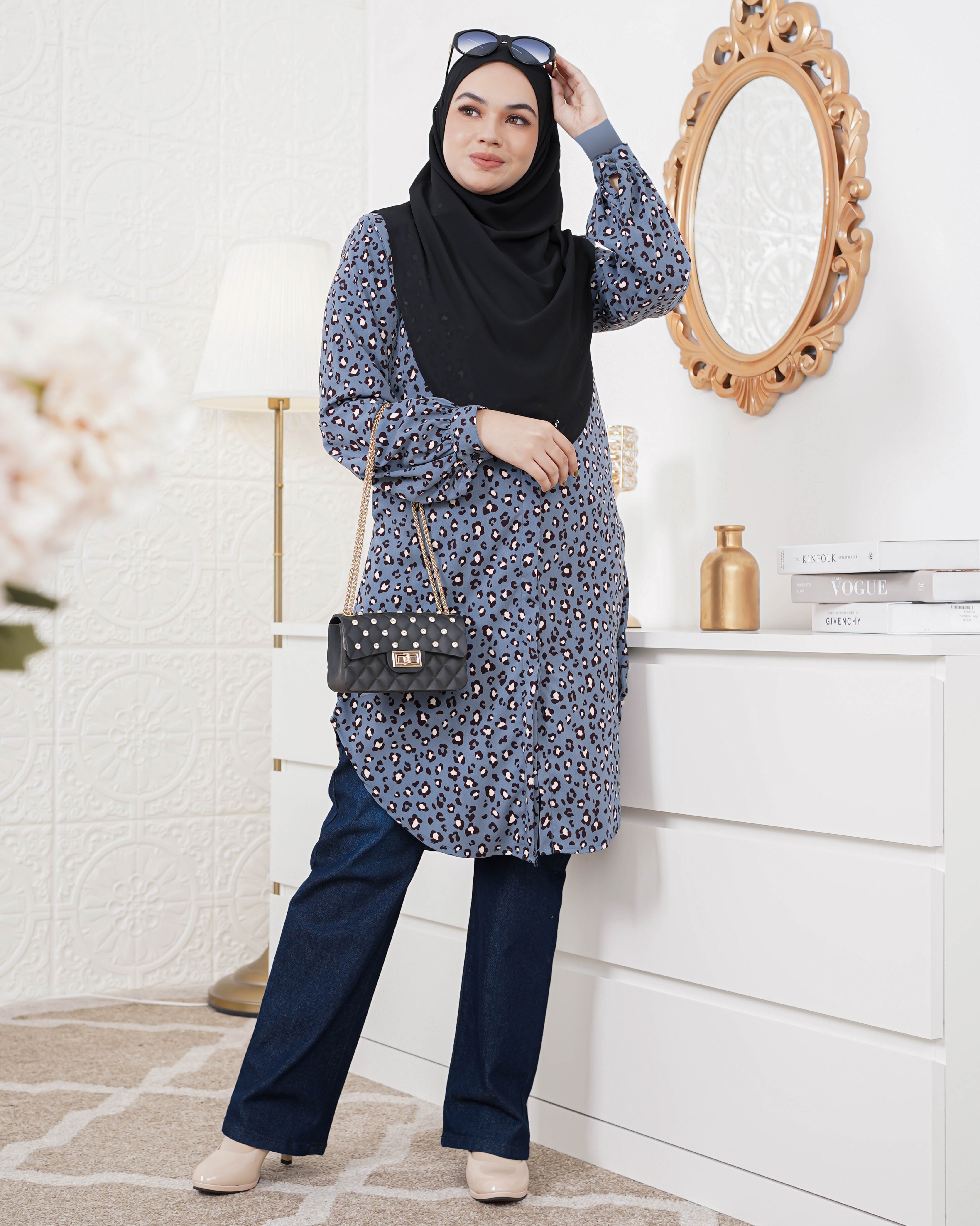 Blouse Nazuha - Stoned Leopard