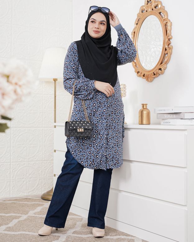 Blouse Nazuha - Stoned Leopard