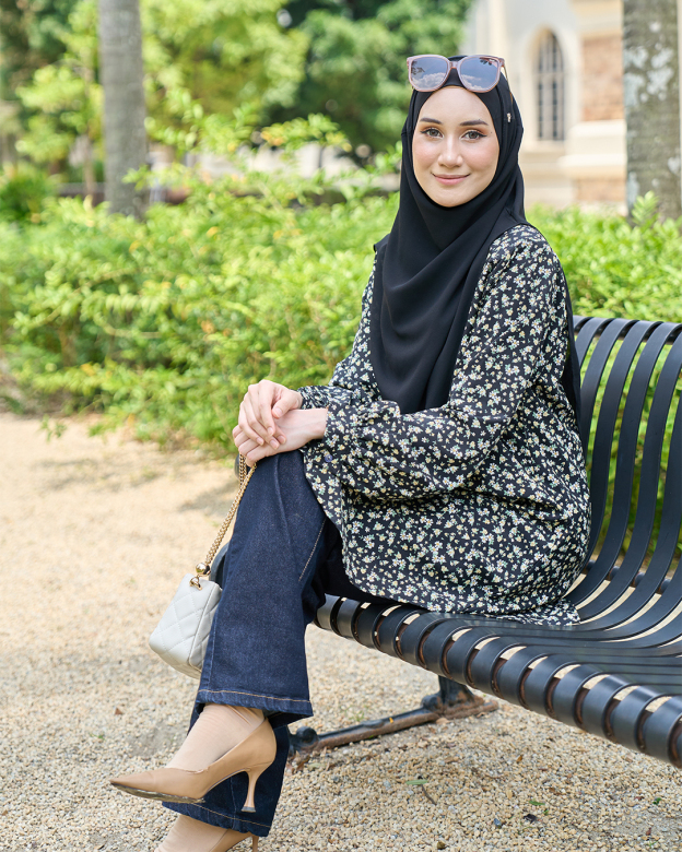 Blouse Nazuha – Sunny Black