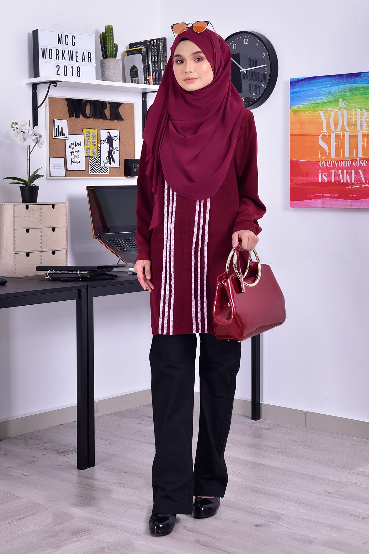 Blouse Verona Lace – Red