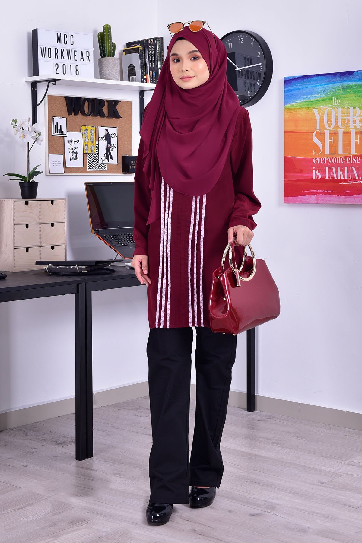 Blouse Verona Lace – Red