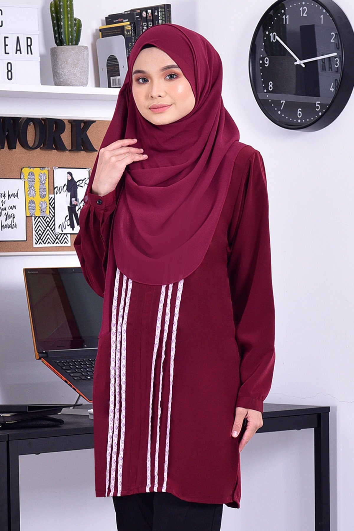 Blouse Verona Lace – Red
