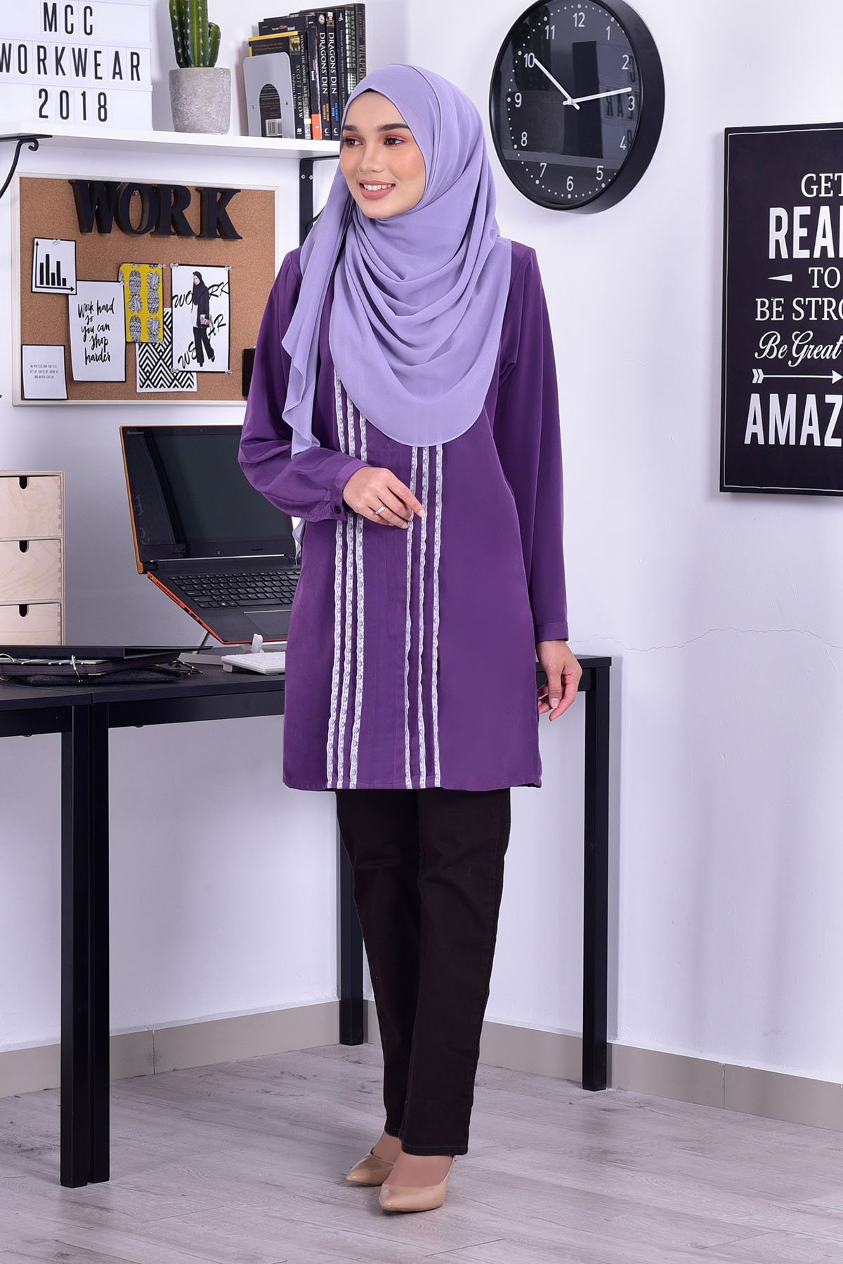 Blouse Verona Lace – Purple