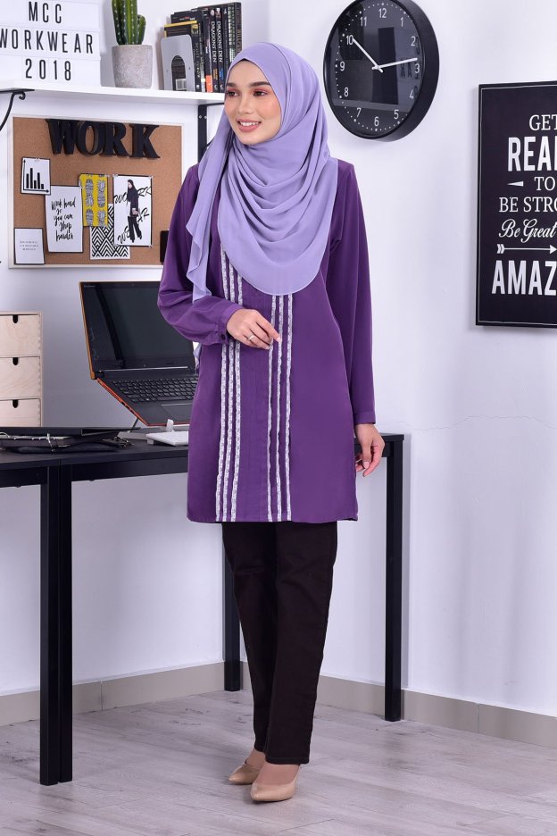 Blouse Verona Lace – Purple