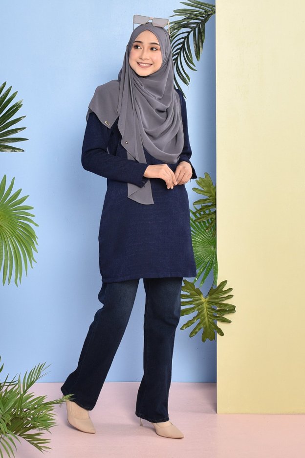 Blouse Vivy - Marine Blue