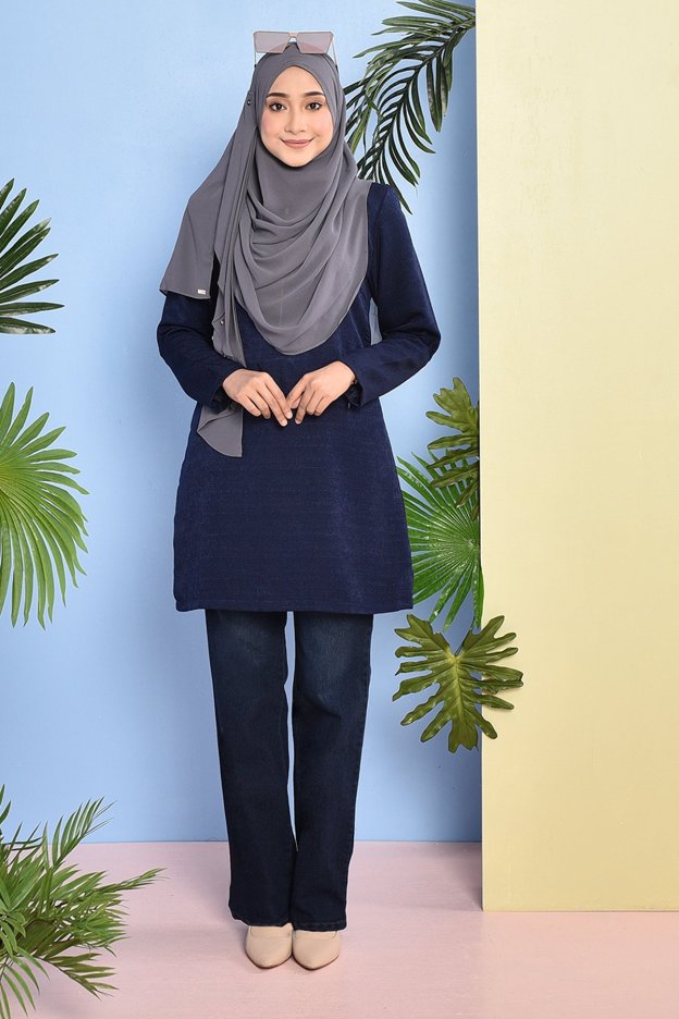 Blouse Vivy - Marine Blue
