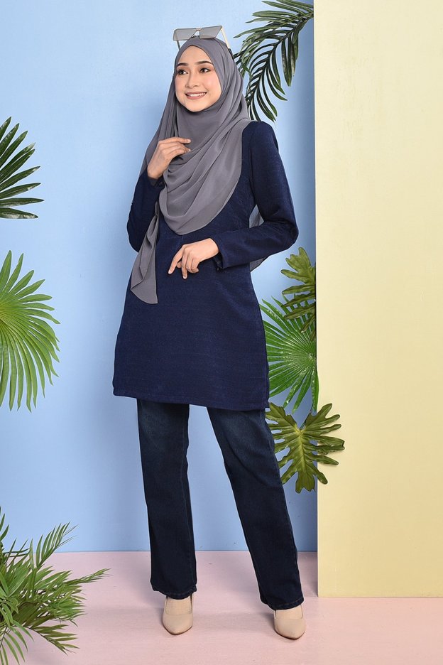 Blouse Vivy - Marine Blue