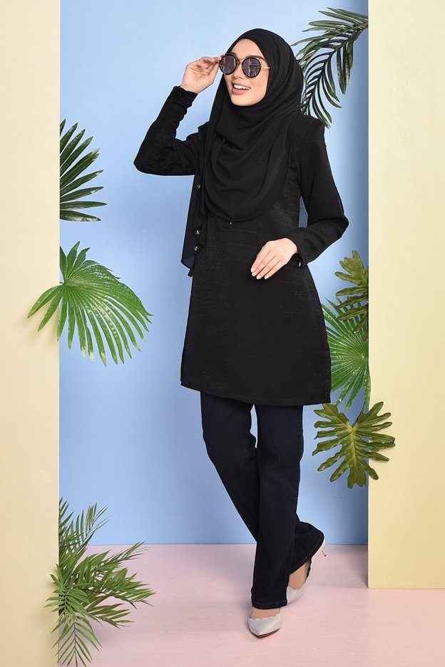 Blouse Vivy - Coal Black