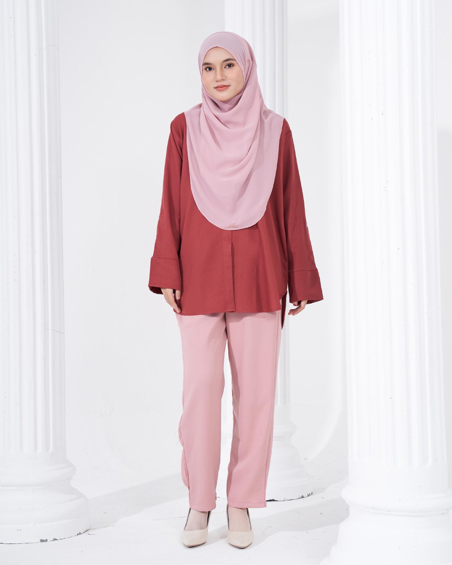 Blouse Lily - Brick Red