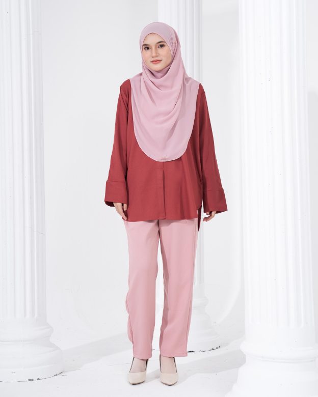 Blouse Lily - Brick Red