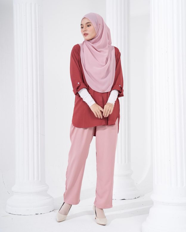 Blouse Lily - Brick Red