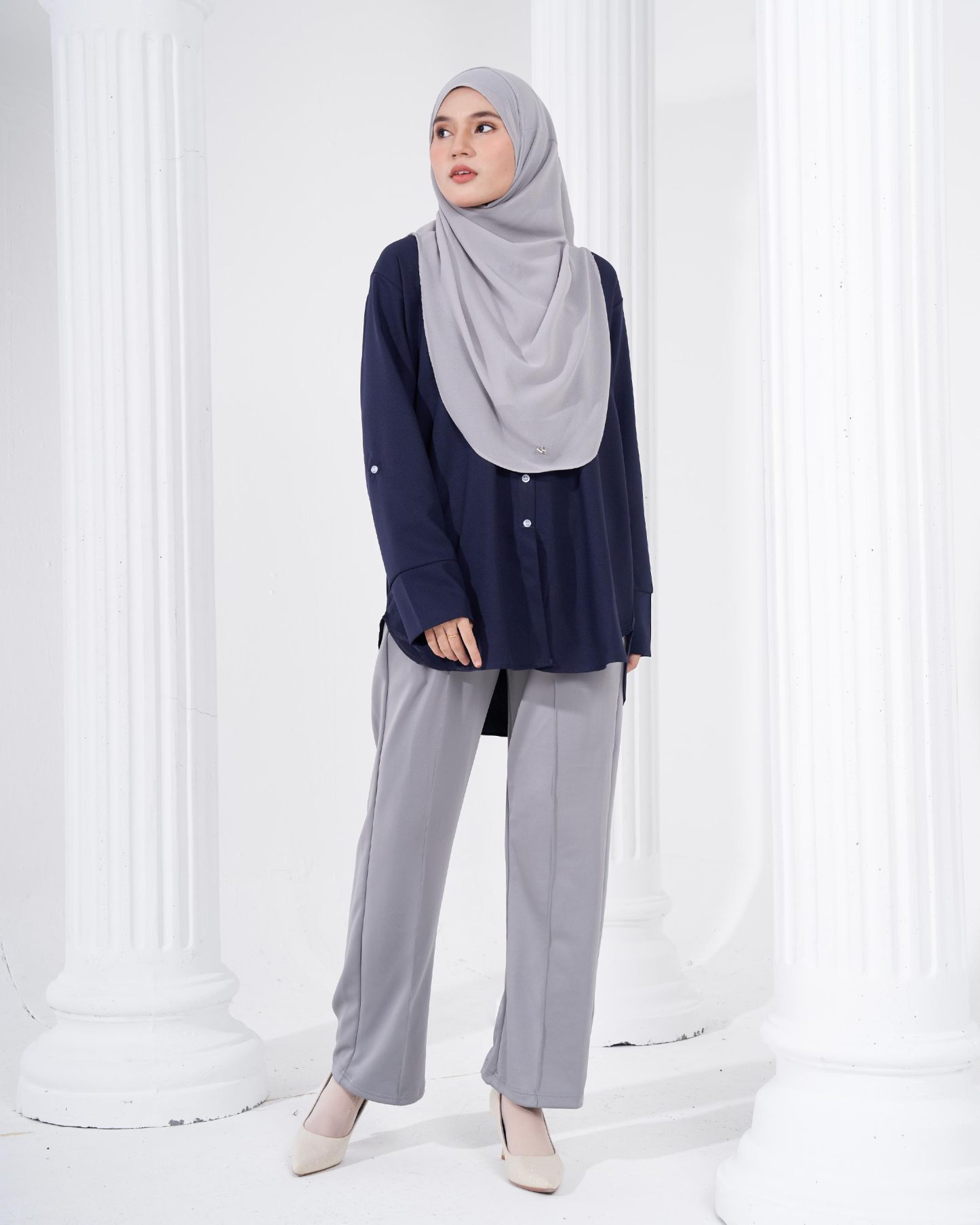 Blouse Lily - Navy Blue