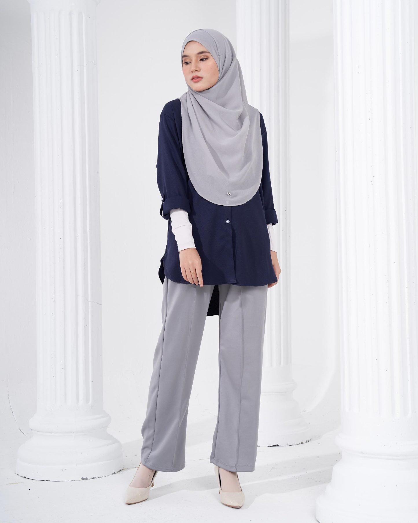 Blouse Lily - Navy Blue