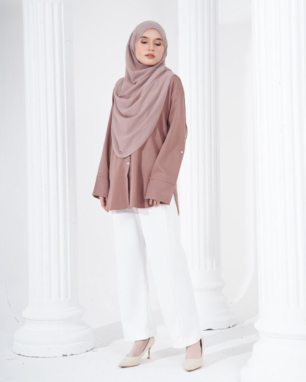 Blouse Lily - Toffee Brown