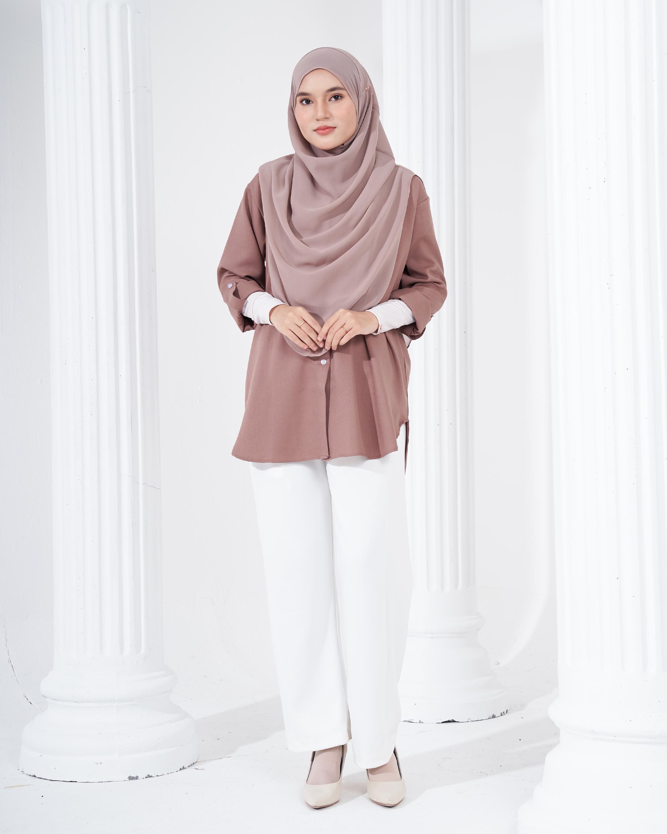 Blouse Lily - Toffee Brown