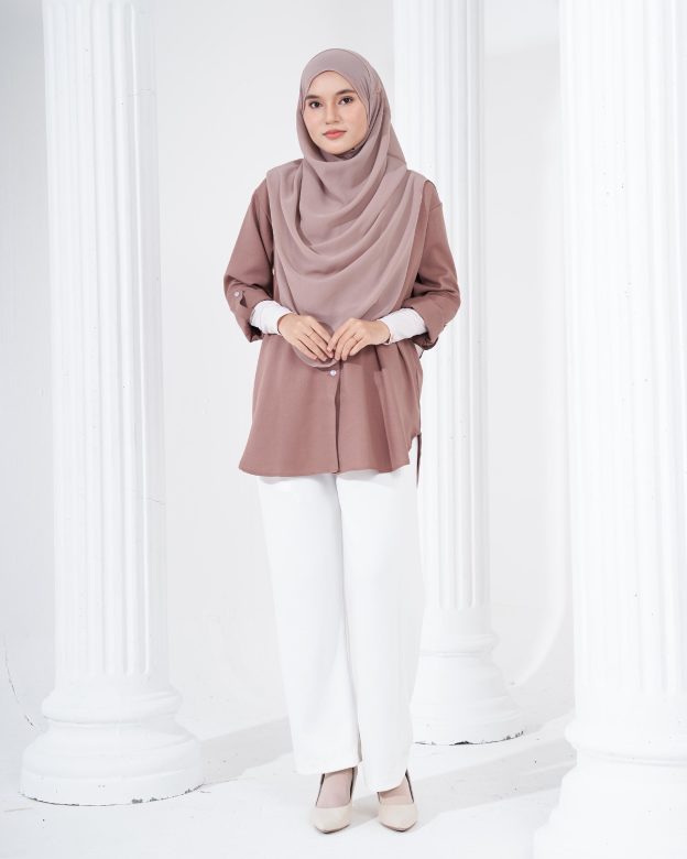 Blouse Lily - Toffee Brown