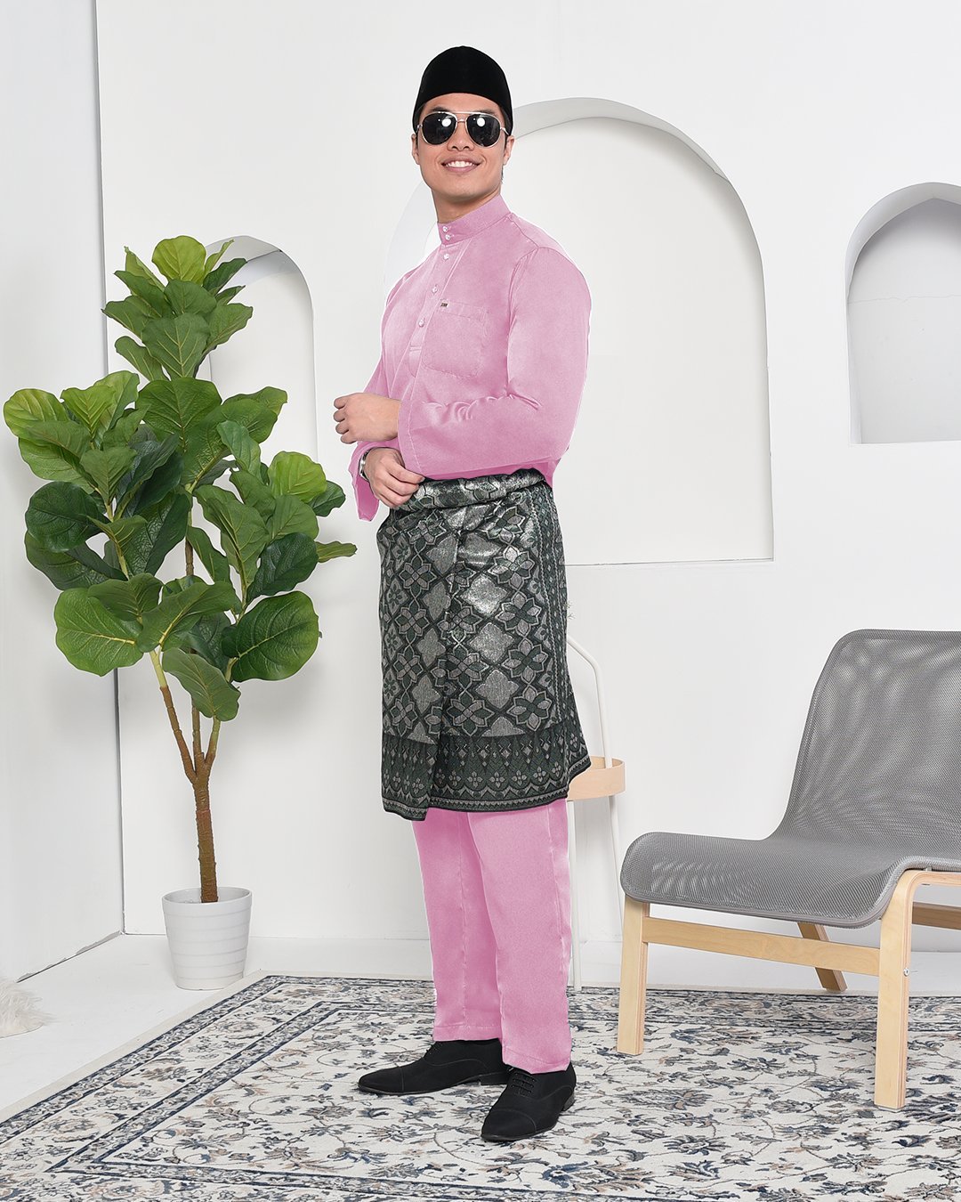 Baju Melayu Adam Regular Fit - Primrose