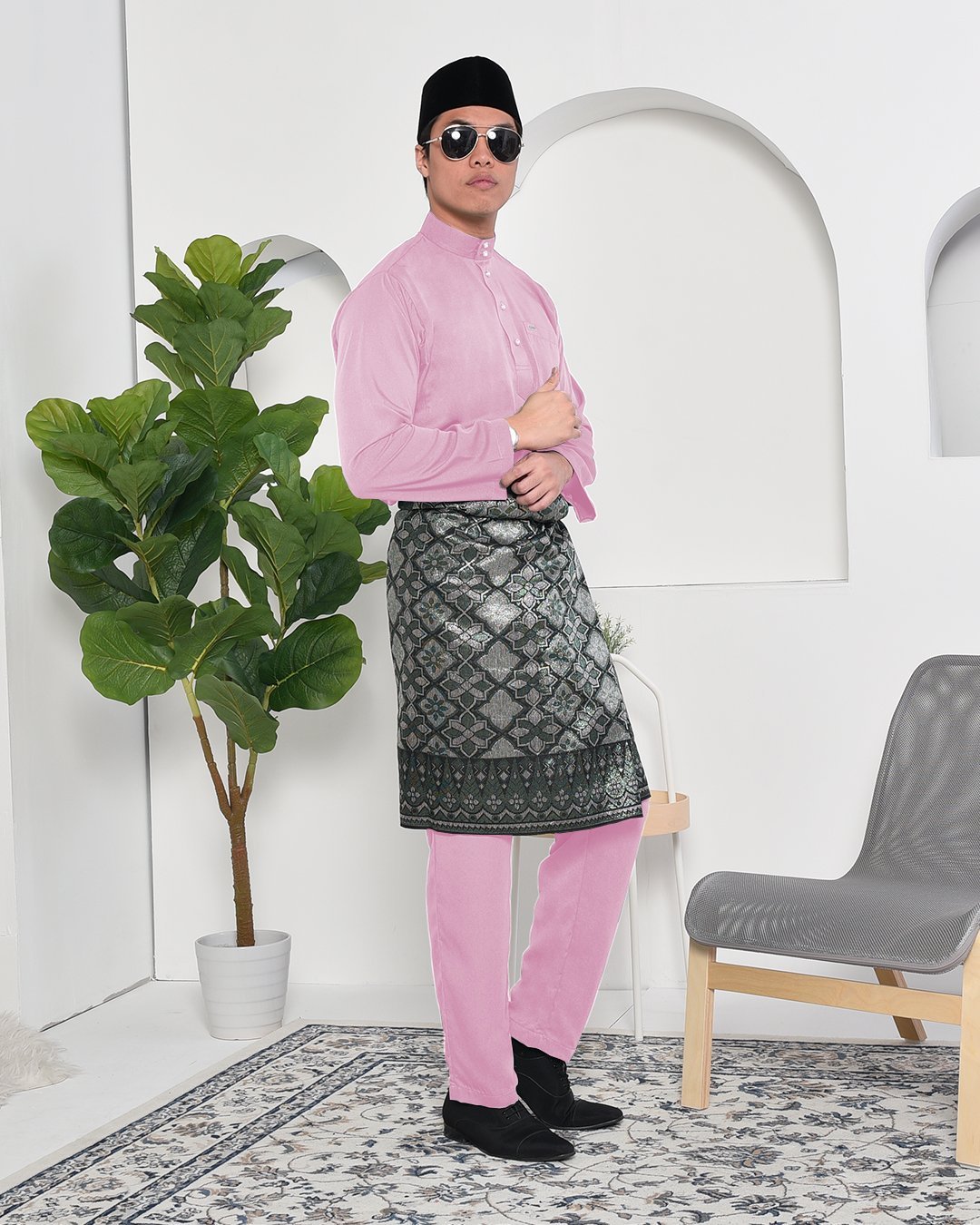 Baju Melayu Adam Regular Fit - Primrose